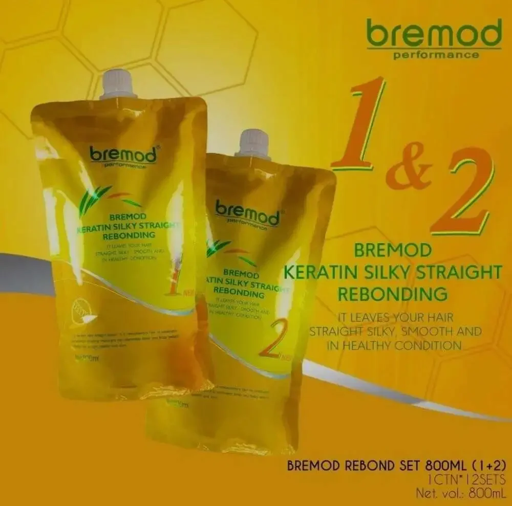 Bremod Performance Keratin Treatment Silky Straight Hair PROFESSIONAL USE New